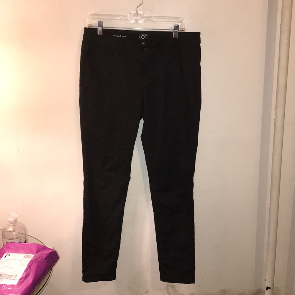 Black Pants with Black floral print